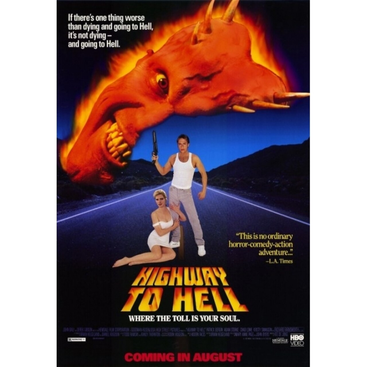 Pop Culture Graphics Highway to Hell Movie Poster Print (27 x 40) - Item MOVEH8646